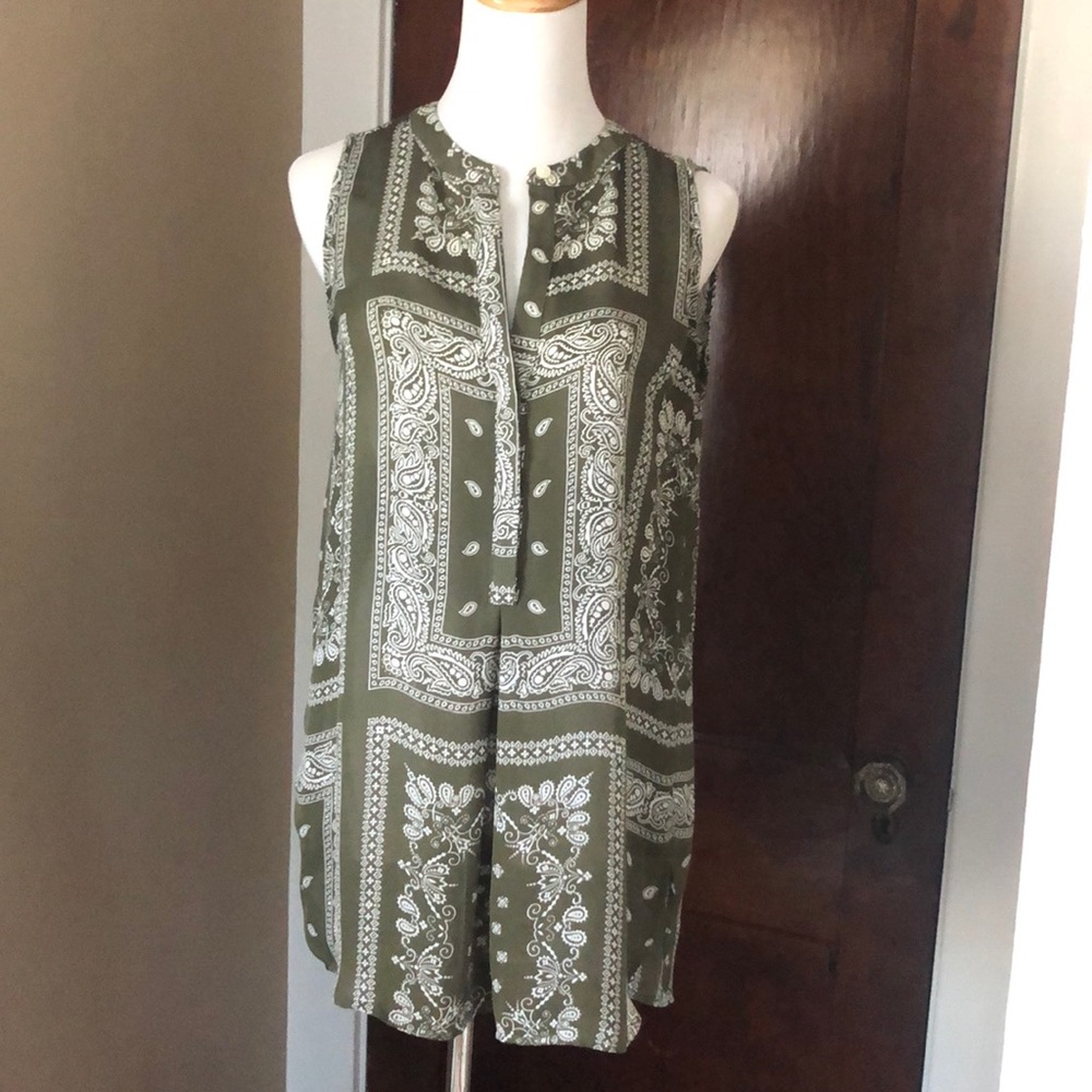 Banana Republic Bandana Print Tunic XS